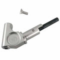 Hot Racing HOR48C08 Silver Aluminum Steering Post w/Steel Rod