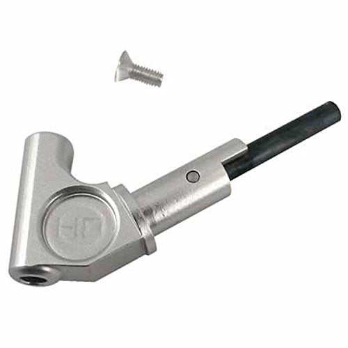 Hot Racing HOR48C08 Silver Aluminum Steering Post w/Steel Rod