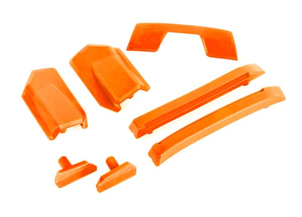 Traxxas 9510T Reinforcement Set, Orange:  fits #9511