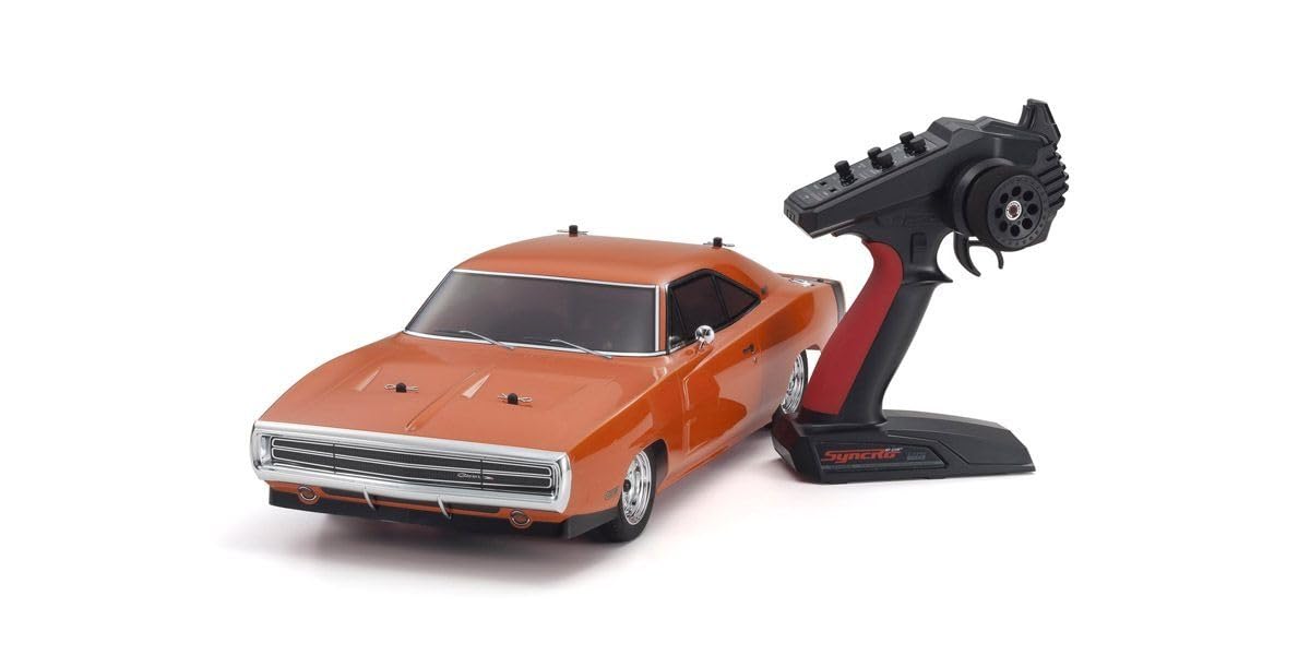 Kyosho 34417T1 1/10 EP 4WD Fazer Mk2 RTR 1970 Dodge Charger, Hemi Orange