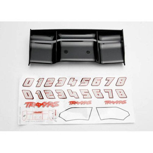 Traxxas 5446 Black Deck Wing: 1/10 Revo 2.5/3.3 & E-Revo