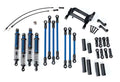 Traxxas 8140X Blue Complete Long Arm Lift Kit with Shocks: 1/10 TRX-4