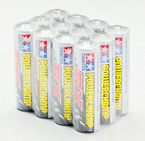 Tamiya 55120 Powerchamp RX AA Alkaline Batteries (12 Pack)