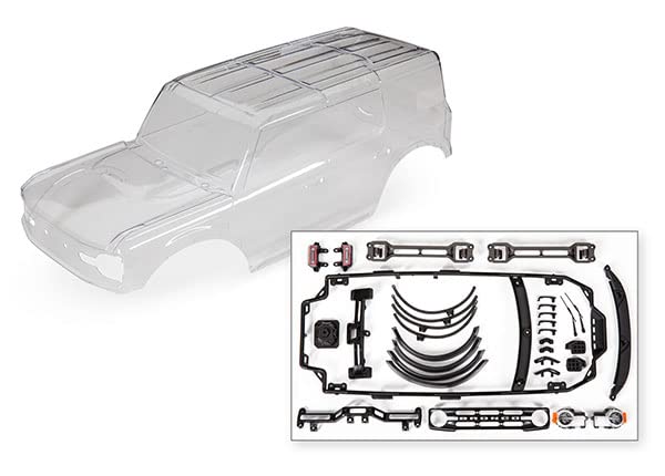 Traxxas 9211 Body, Ford Bronco (2021)  Clear, Requires Painting: TRX-4