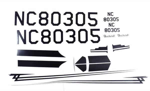Rage R/C A1198 Decal Set; Beechcraft