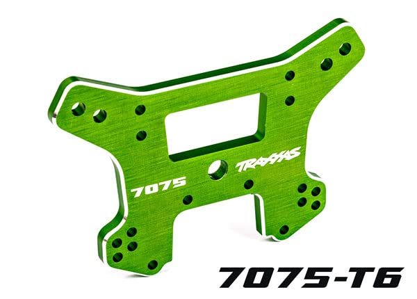 Traxxas 9639G Shock Tower, Front, 7075-T6 Aluminum (Green-Anodized): Sledge