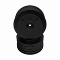 DE Racing PS4AB Black Speedline Plus SC Wheels for the Associated SC5M or SC10, +3mm (4pcs)