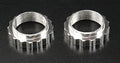 GH 02256 Silver Aluminum Shock Spring Adjuster Nuts: 1/10 Revo 2.5/3.3
