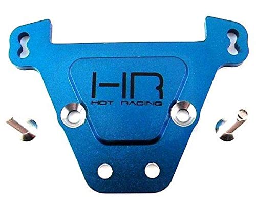Hot Racing RVO13A06 Blue Aluminum Rear Bulkhead Tie Bars
