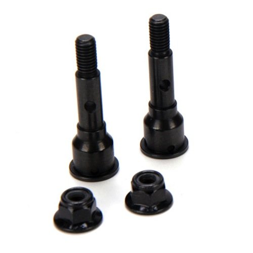 Losi LOSB3566 Front or Rear Axles (2) & Axle Nuts (2): Ten-T 10-T