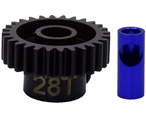 Hot Racing NSG28M06 28t Steel Mod 0.6 Pinion Gear 5mm Bore