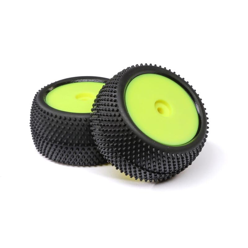 Losi LOS41050 Big Shot, Rear, Mounted Tires, Yellow (2): Mini B