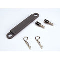 Traxxas 3727A Grey/Gray Battery Hold-Down Plate +Posts: Bandit & Rustler