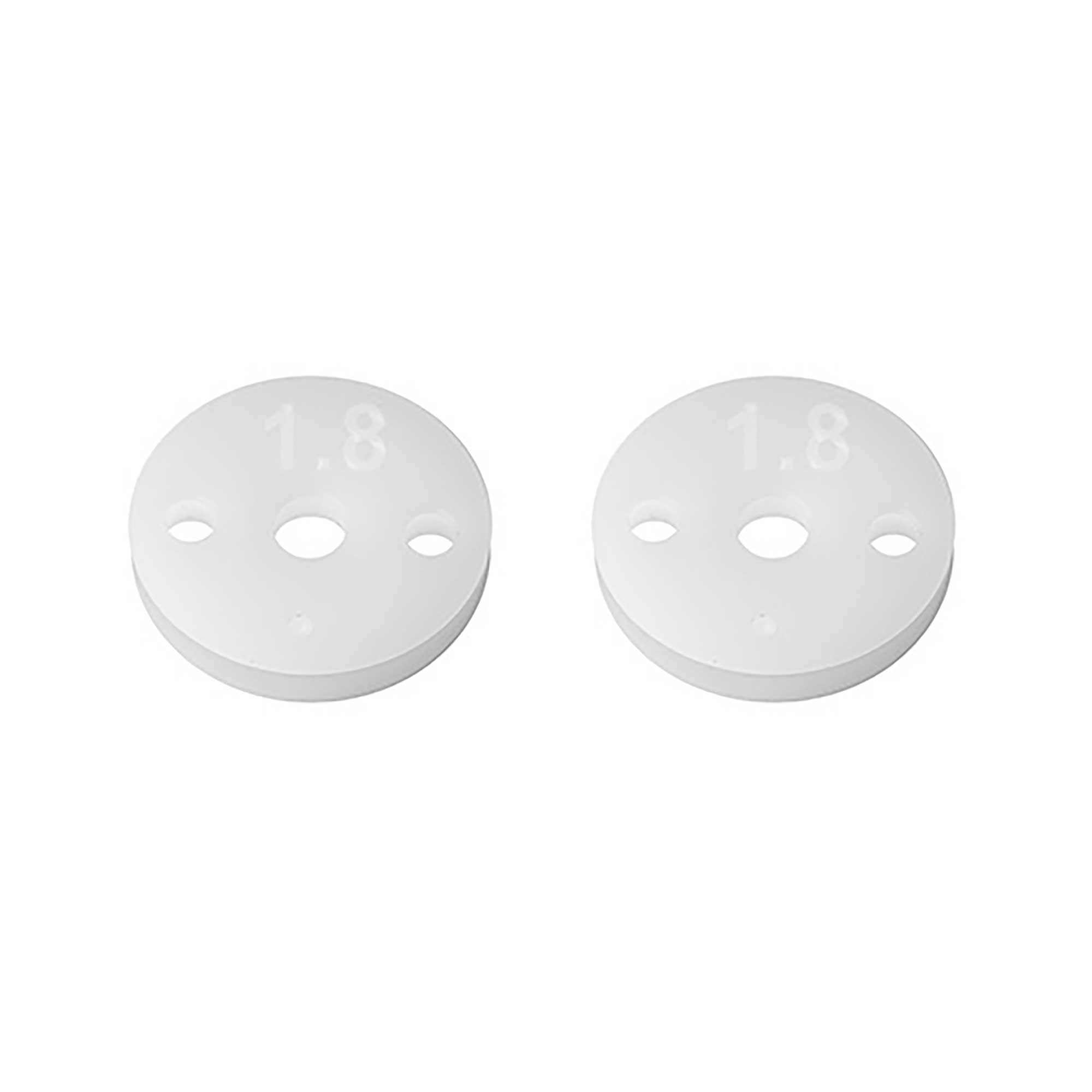 Associated 91934 FT 13mm Shock Pistons, 2.5mm, 2x1.8