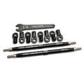 Traxxas 5338A 128mm Black Aluminum Toe Links Tubes 2 Revo E-Revo Summit