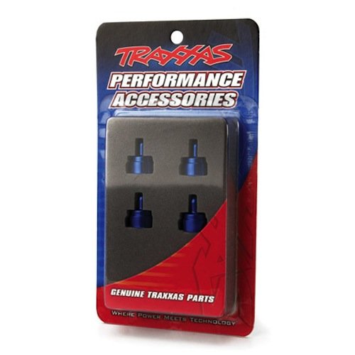 Traxxas 3767A Blue Aluminum Caps/4 for Ultra Shocks 1/10 Slash 2wd & 4x4 6808