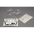 Team Losi LOSB1309 Clear Body Set Stickers 1/18 Mini Desert Buggy RC