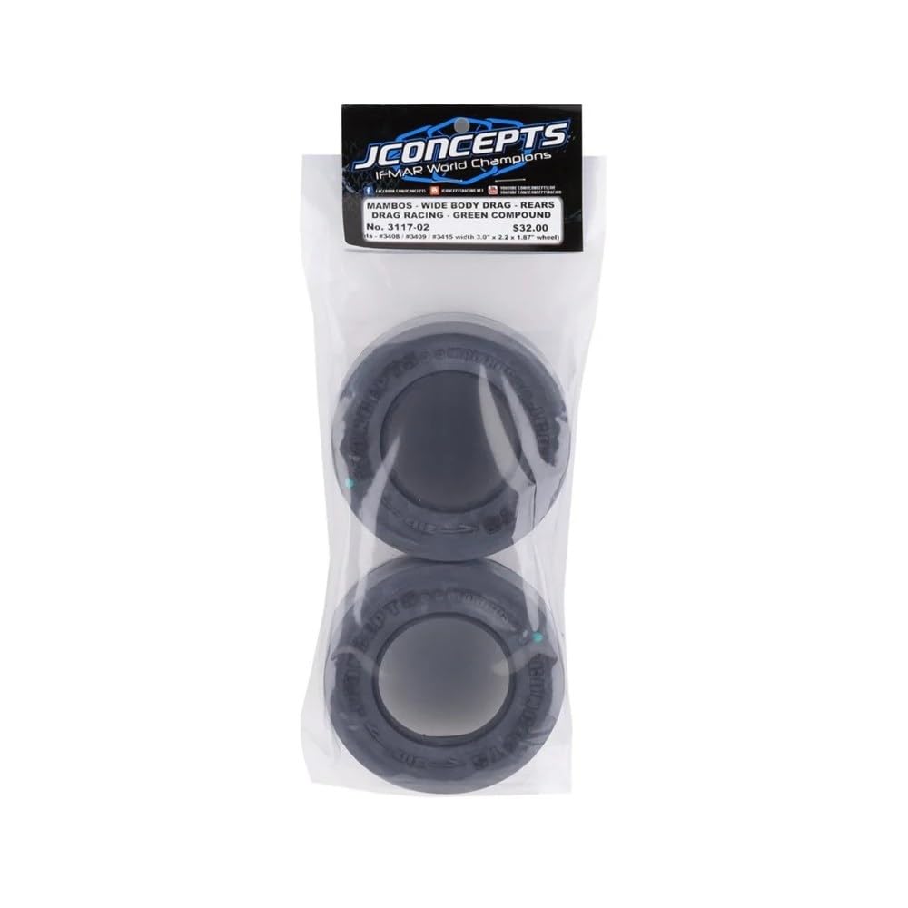 J-Concepts 311702 Mambos Drag Rear Tires Grn Cmpd