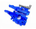 Hot Racing RVO1306 Secure Lock Rear Bulkhead 1/10 Revo Blue