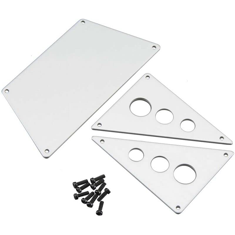 Axial AX30530 Front Skid-Plates Aluminum Silver