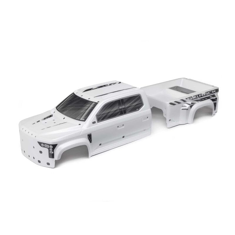 Arrma ARA411028 BIG ROCK 6S BLX Painted Decaled Trimmed Body - White