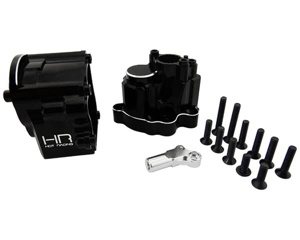 Hot Racing SCXT3801 Alum Center Transmission Gearbox Case SCX10 II