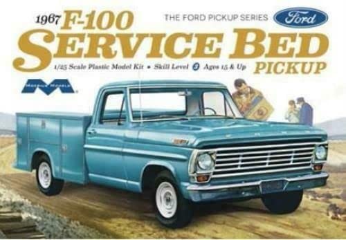 Moebius Models 1239 1967 Ford F100 Service Bed 1/25 Model Kit