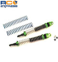 Hot Racing TD12005 Aluminum Threaded Shocks 120mm (Black/green)