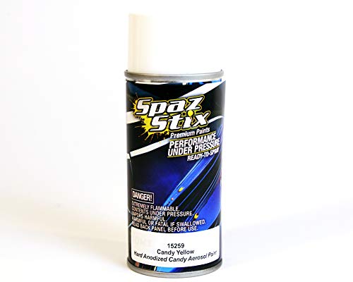 Spaz Stix SZX15259 Candy Yellow Aerosol Paint 3.5oz