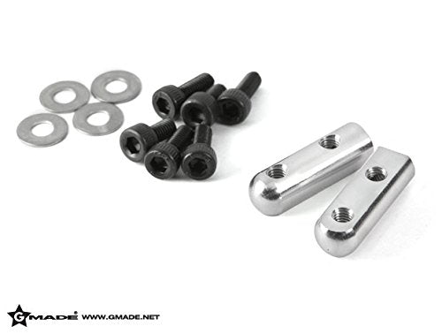 Gmade 51126S Aluminum Servo Mount Silver (2)