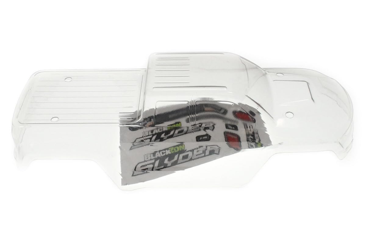 Racers Edge 6414 Clear Monster Truck Body with Stickers for Blackzon Slyder