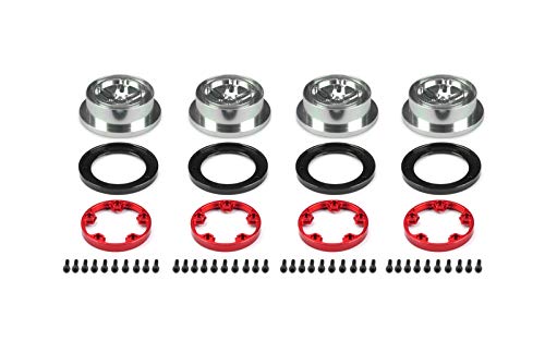 Carisma 15875 1.9" Alloy Beadlock Wheel Set (4): SCA-1E