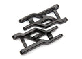 Traxxas 3631X Black Suspension Arms, Front (2) Heavy Duty, Cold Weather Material