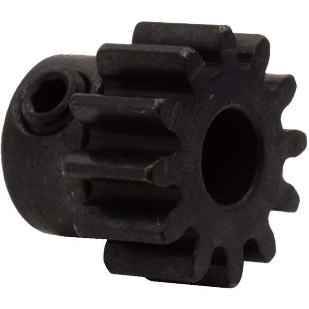 Hot Racing NSG12M1 12t Steel Mod 1 Pinion Gear 5mm