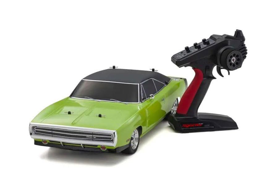Kyosho 34417T2 1/10 EP 4WD Fazer Mk2 RTR 1970 Dodge Charger, Sublime Green