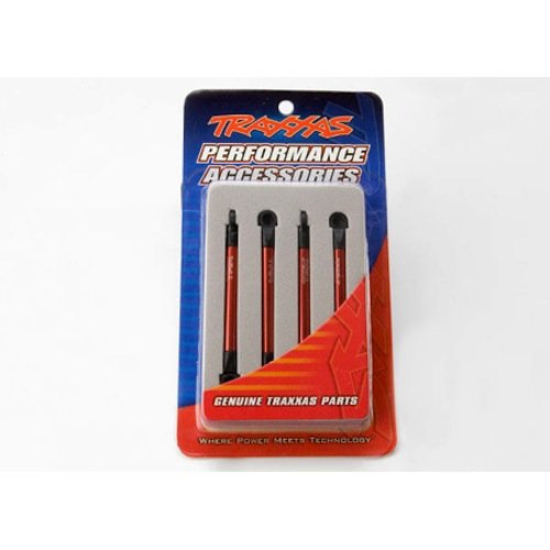 Traxxas 7118X Red Aluminum Push Rods: 1/16 E-Revo & VXL