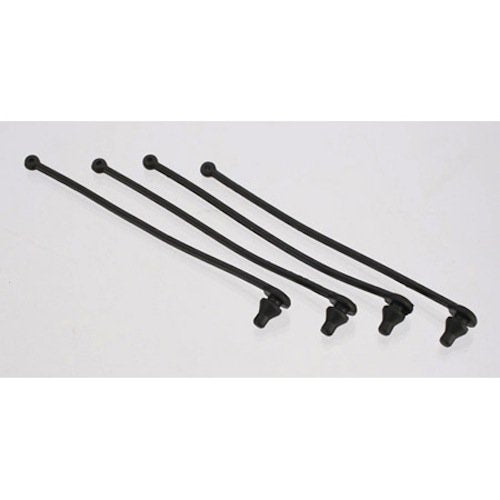 Traxxas 5750 Body Clip Retainer, Black (4): Spartan