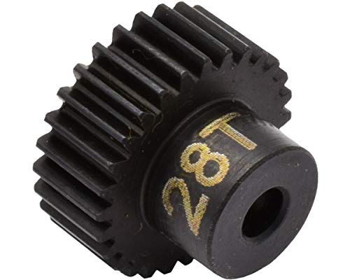 Hot Racing CSG1828 28t 48p Hardened Steel Pinion Gear 1/8  Bore