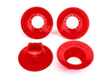 Traxxas 9569R Wheel Covers, Red (4): Fits #9572 Wheels