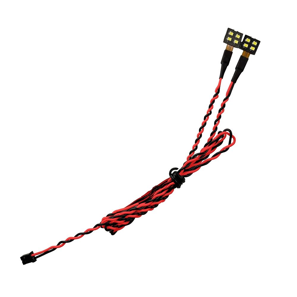 MyTrickRC H9R Attack 9mm 4-LED Square Wafer Red