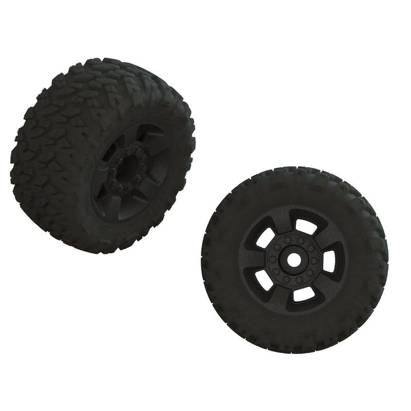 Arrma ARA550109 dBoots RAGNAROK Tire Set Glued (Black) (1 Pair)