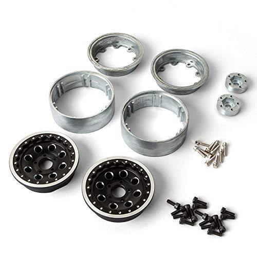 Gmade 70364 AR02 1.9 Inch 5 Lug Aluminum beadlock wheels (2)