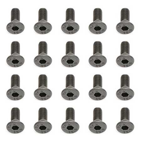 Team Associated 25201 Flat Head Hex Screw M3x8mm (20)