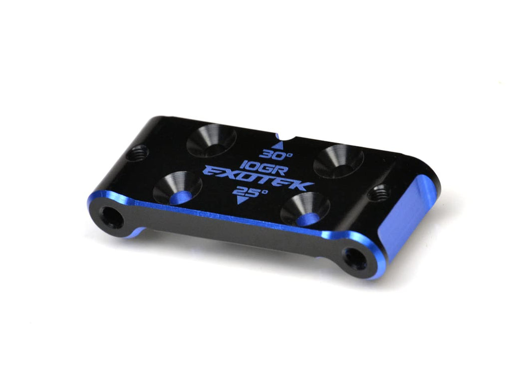 Exotek Racing 2044 B6.3 T6 SC6 Bulkhead, 7075 2 Color Anodized