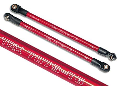 Traxxas 5319X Red Aluminum Push-Rods (2): Revo 3.3 E-Revo & Summit