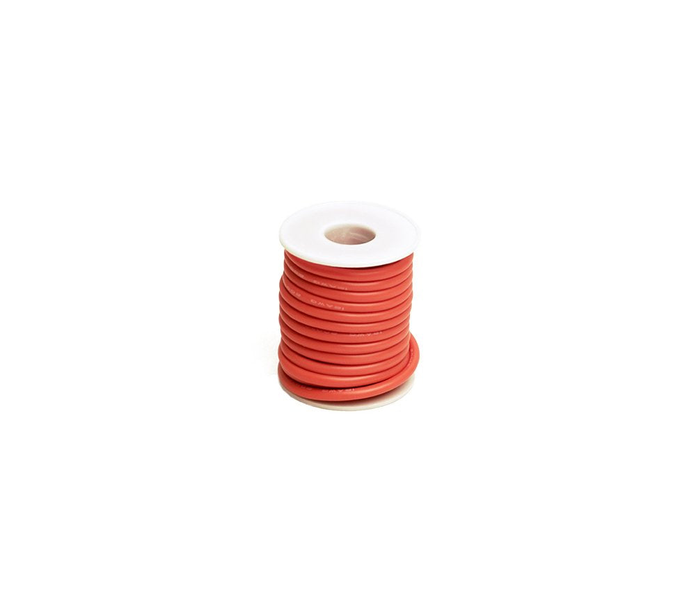 Racers Edge 1204 12 Gauge Silicone Ultra-Flex Wire; 25' Spool (Red)