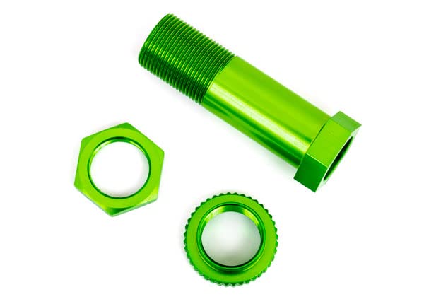 Traxxas 9545G Servo Saver Post/Nuts Green Anodized, 6061-T6 Alum (1 each)