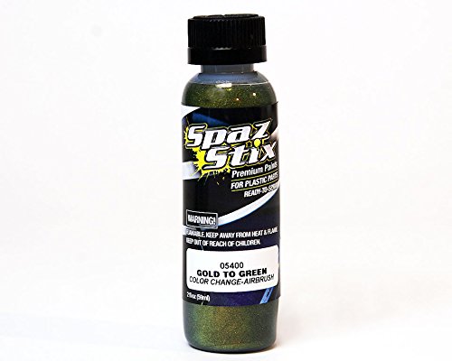 Spaz Stix SZX05400 Color Changing Paint Gold To Green 2oz