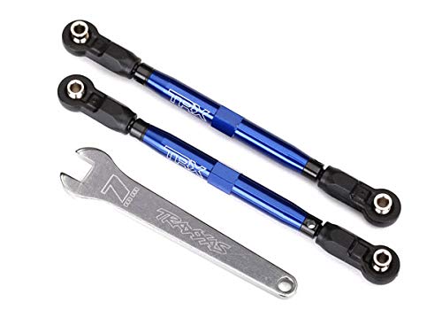 Traxxas 8547X Toe Links Front: Unlimited Desert Racer (Blue Anodized)