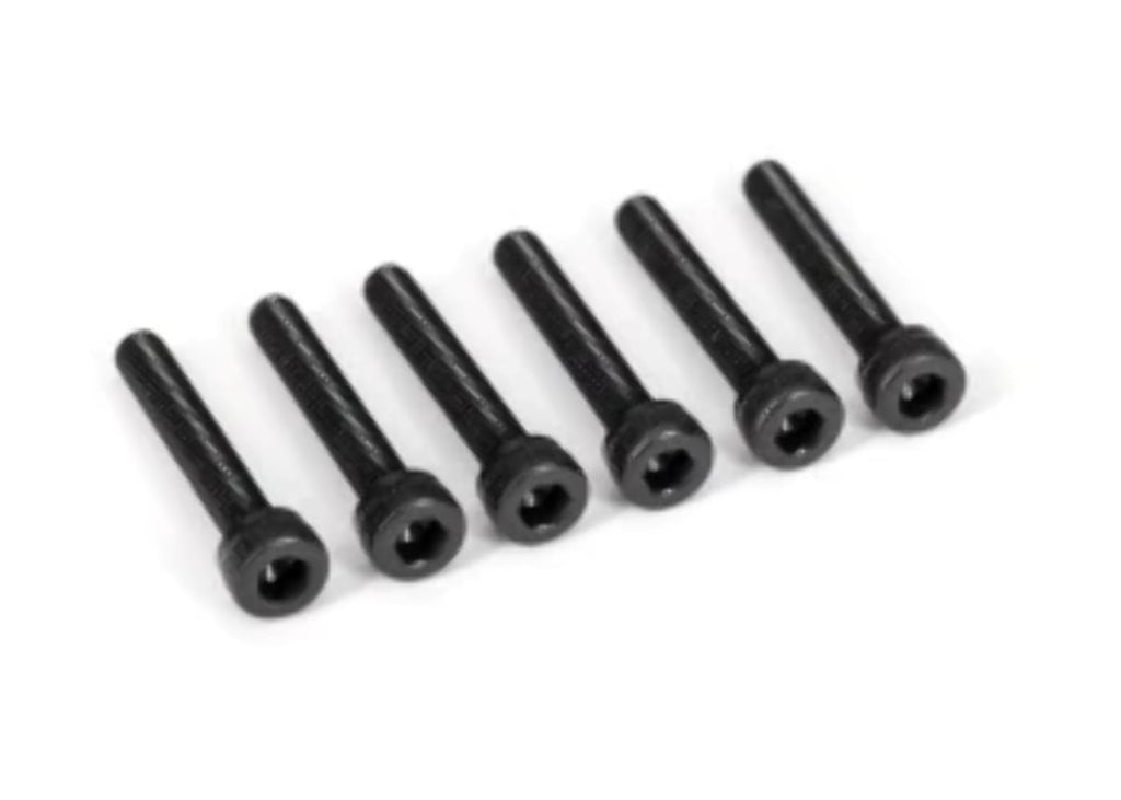 Traxxas 2583X Screws, 3x18mm Cap-Head Machine, Hex Drive (6)